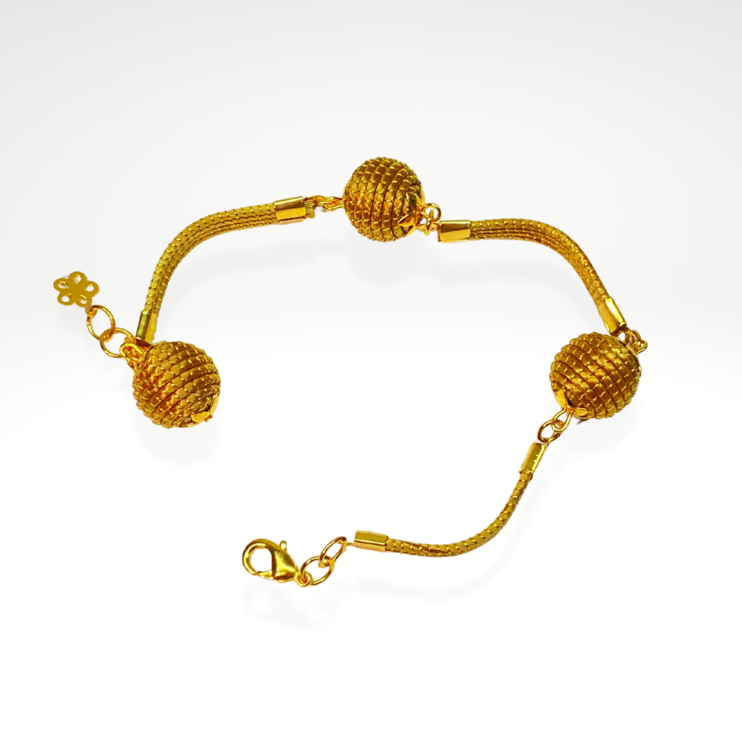 Pulseira de orbe e pedaçinhos