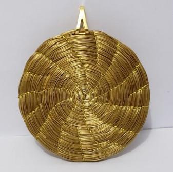 Pingente caracol com contra argola