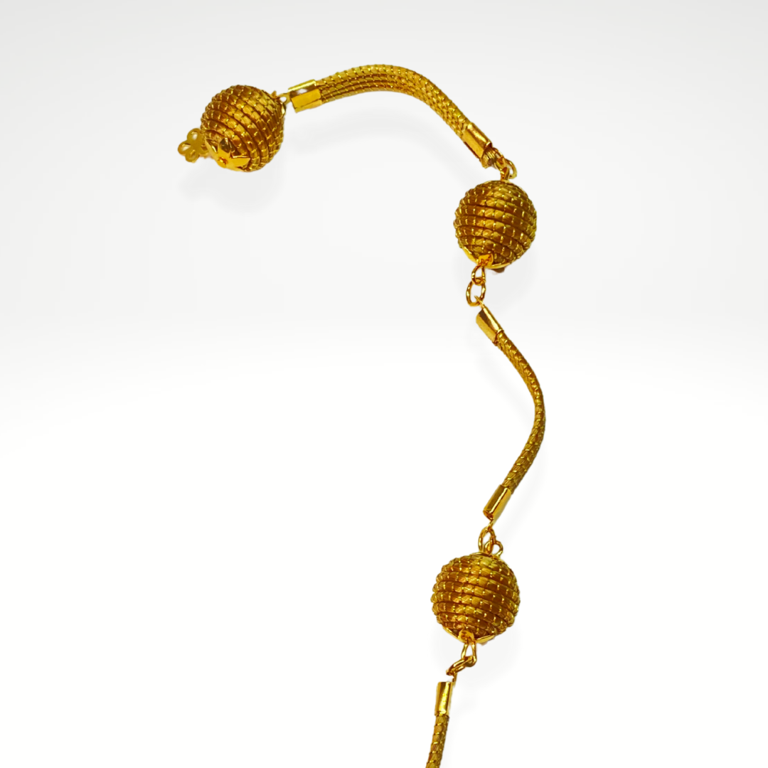 Pulseira de orbe e pedaçinhos