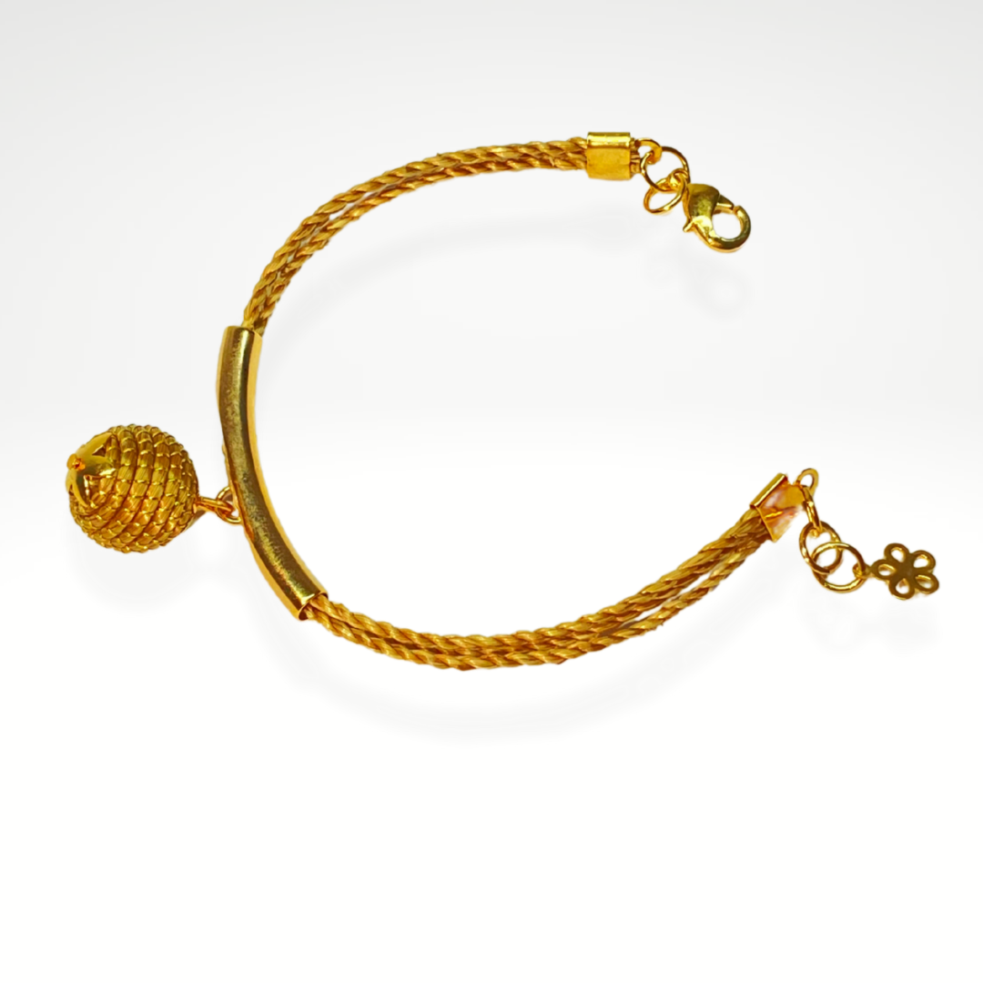 PULSEIRA METAL NO CENTRO E ORBE DE CAPIM DOURADO
