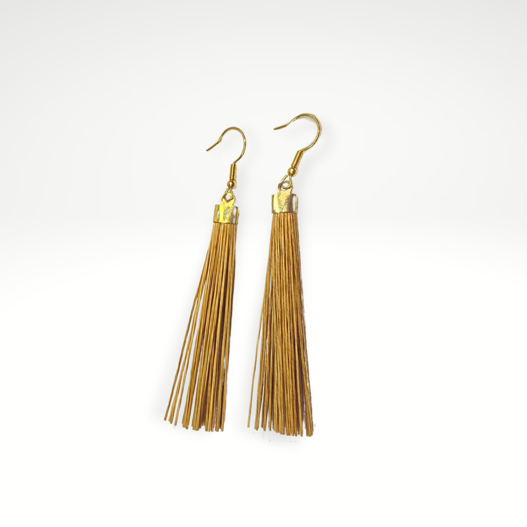 BRINCO FIO DE OURO 6CM