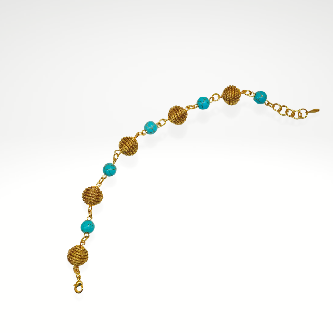 Pulseira Orbe Turquesa