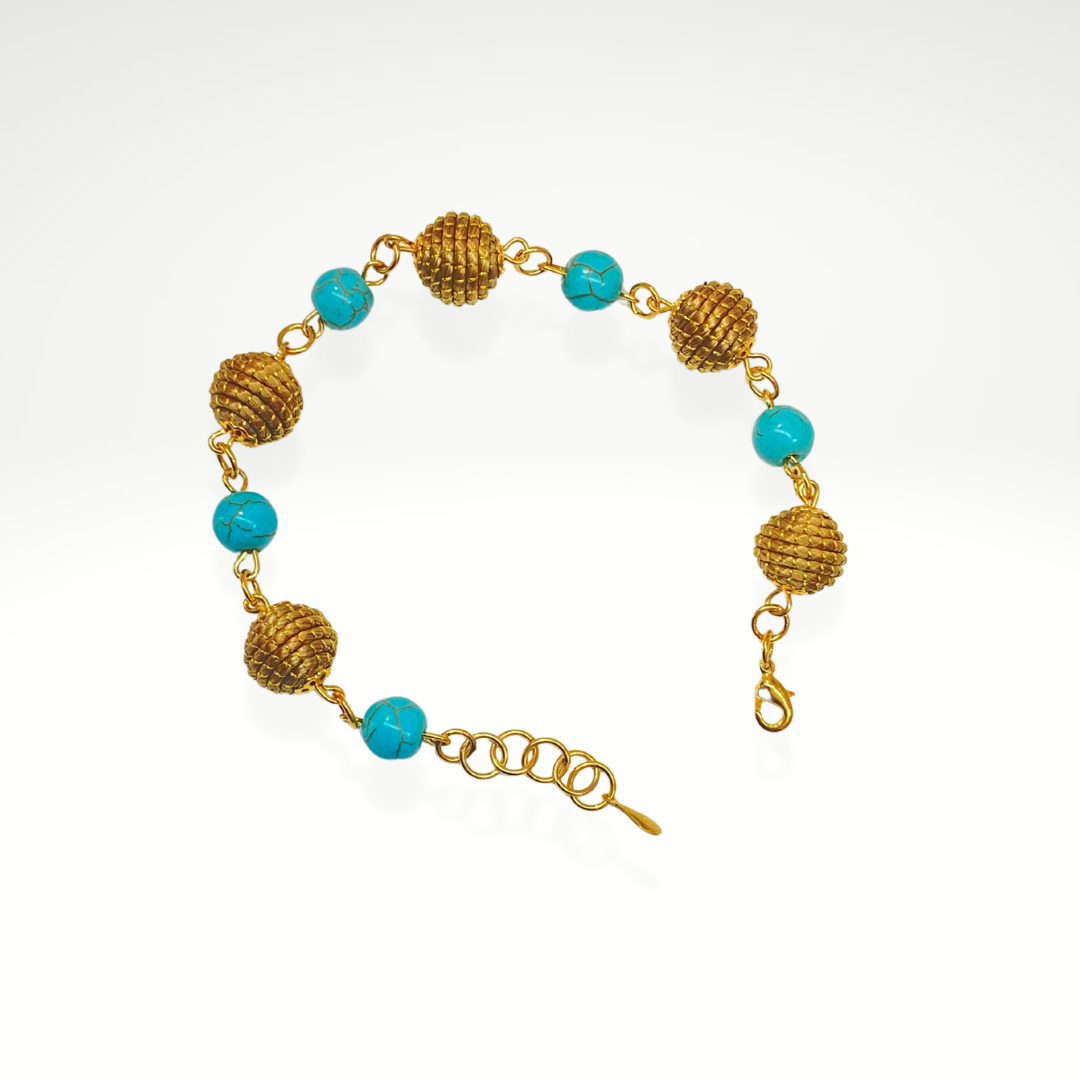 Pulseira Orbe Turquesa
