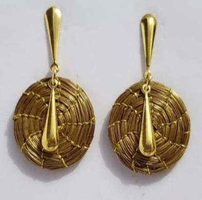 Brinco mandala 2 cm e metal