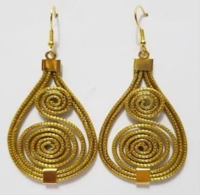 Brinco gota com caracol