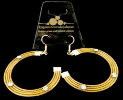 BRINCO ARGOLA ABERTA COM STRASS 4,5CM