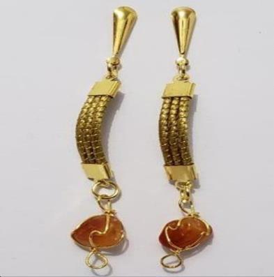 BRINCO COM PEDRA 4cm