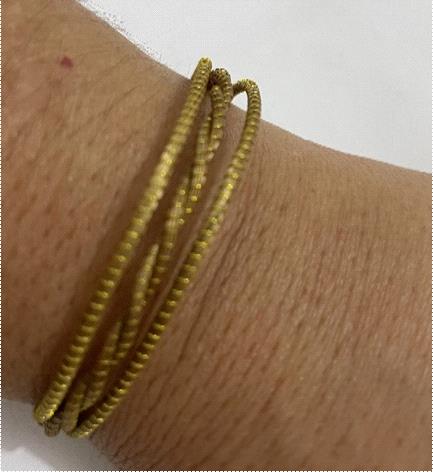 Pulseira ajustável torcido