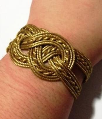 Pulseira laço trançado